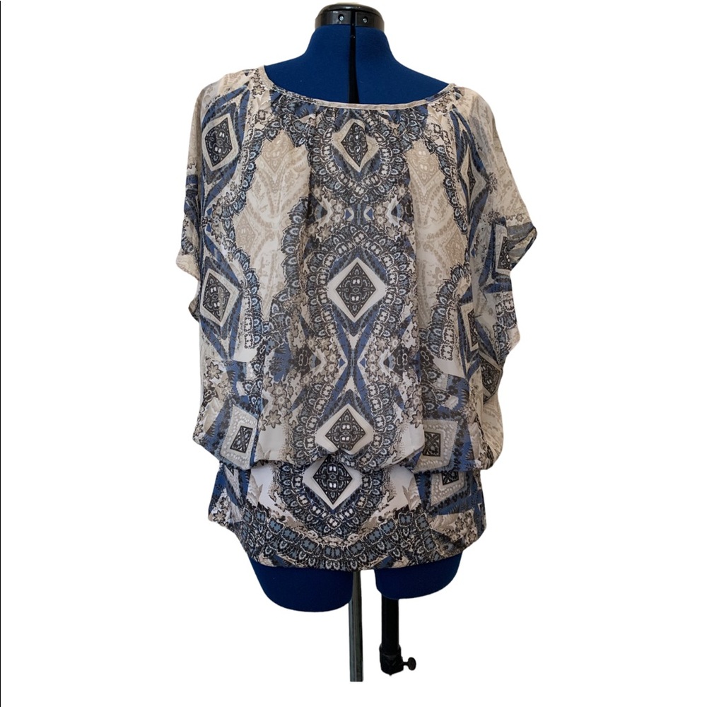 Style & co. Blouse with Southwest print